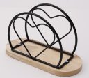 Multi-style ironwork hollow tablecloth holder set (3)