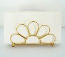 Multi-style ironwork hollow tablecloth holder set (6)