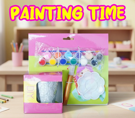 DIY Hand Painted Hammer Glass Cup Painting Kit Kids & Adult Glass Painting Craft Set Parent-child Creative Graffiti Gift Kit